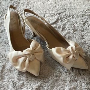Anthropologie Seychelles Neve Heels - White Size 6
